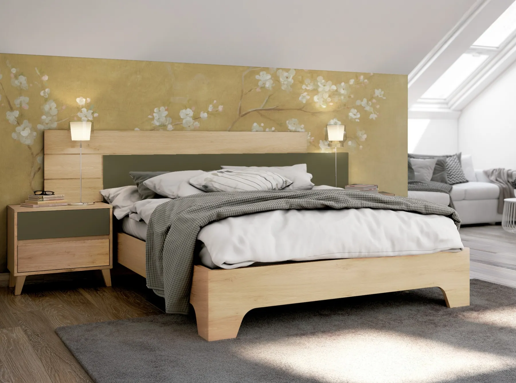 Clearance MODELO TOKIO-B150 Conjuntos De Dormitorio