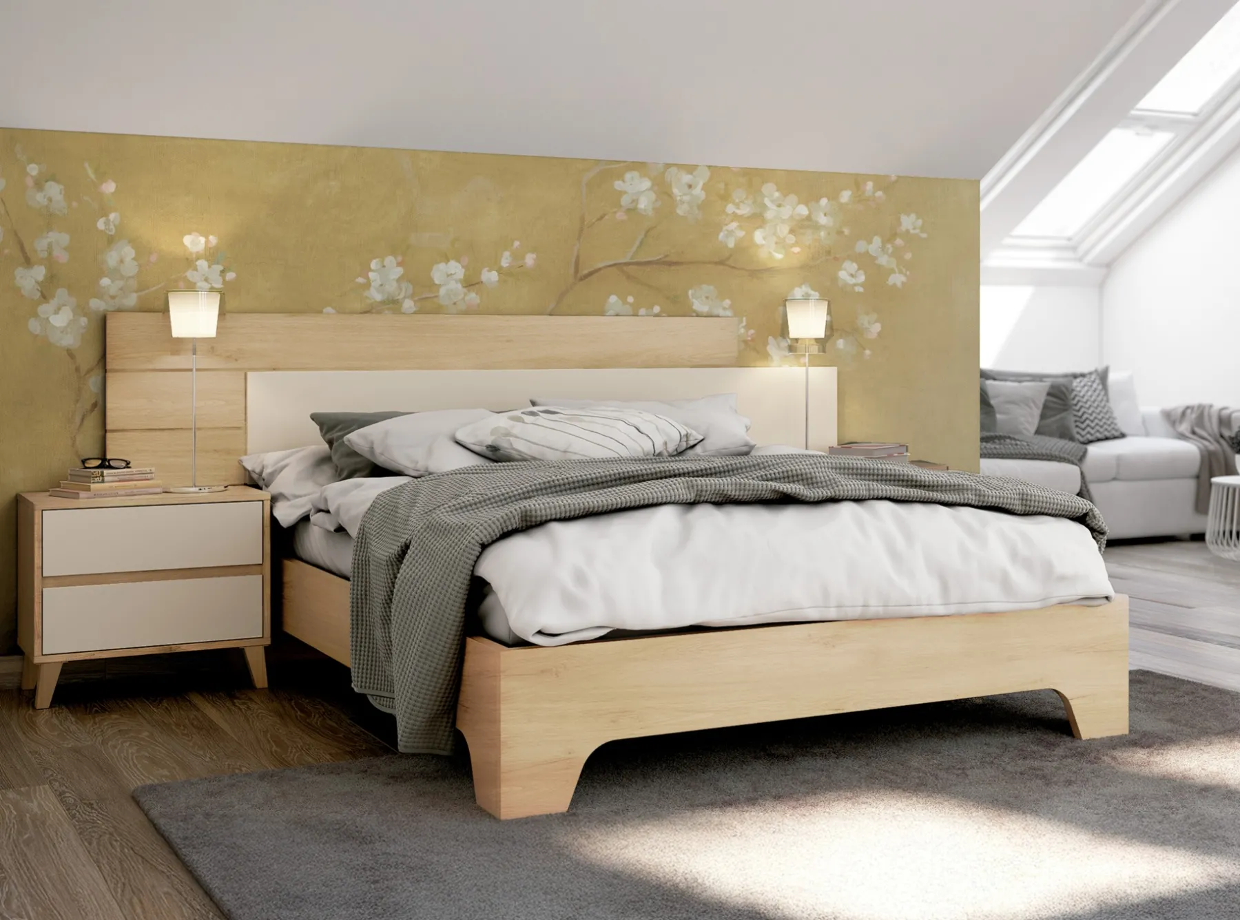 MODELO TOKIO-B200 Conjuntos De Dormitorio
