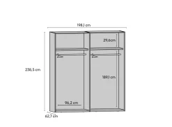 Clearance MODELO TOKIO-F1 Conjuntos De Dormitorio|Armarios